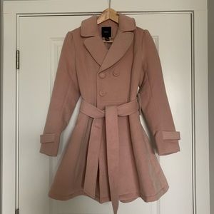 Blush Forever 21 Coat NWT